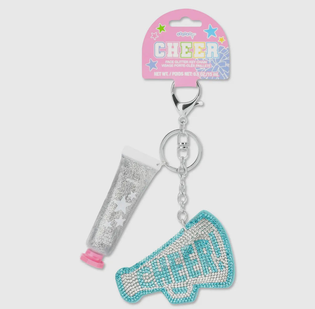 Cheer glitter and Key Chain