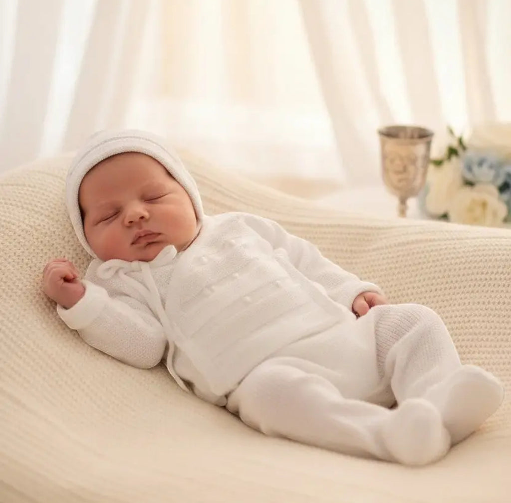 Elegant Knit Set with Hat