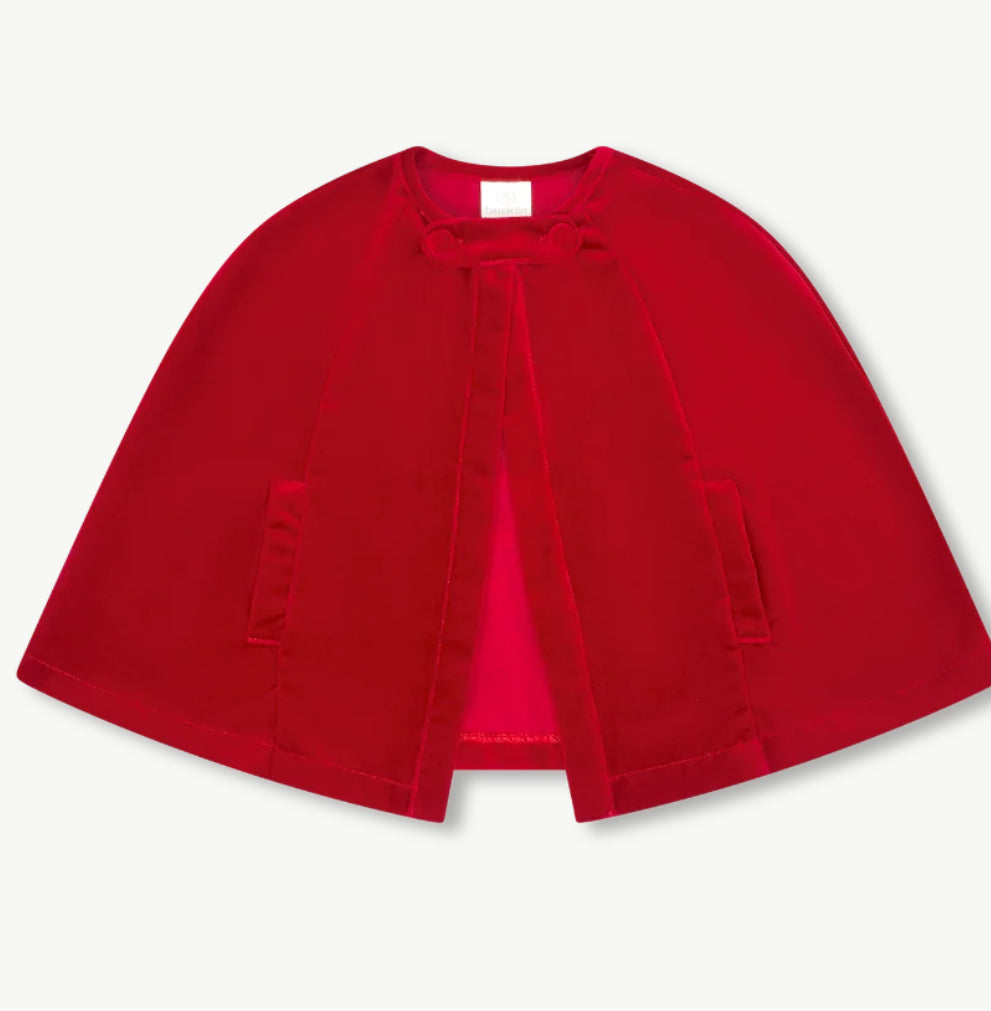 Royal cape red velvet