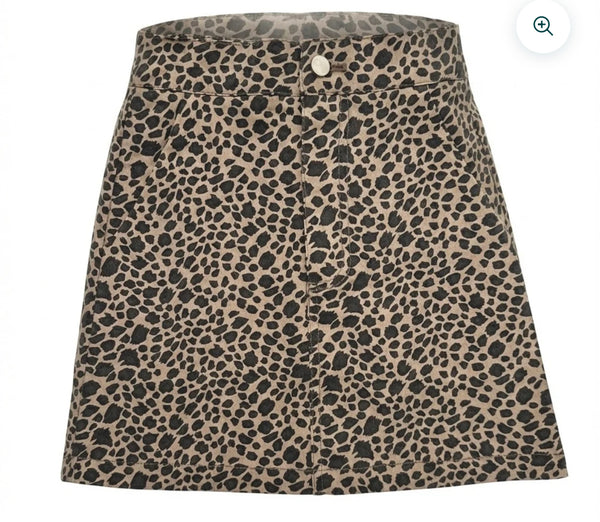 Kate Skirt-tan leopard