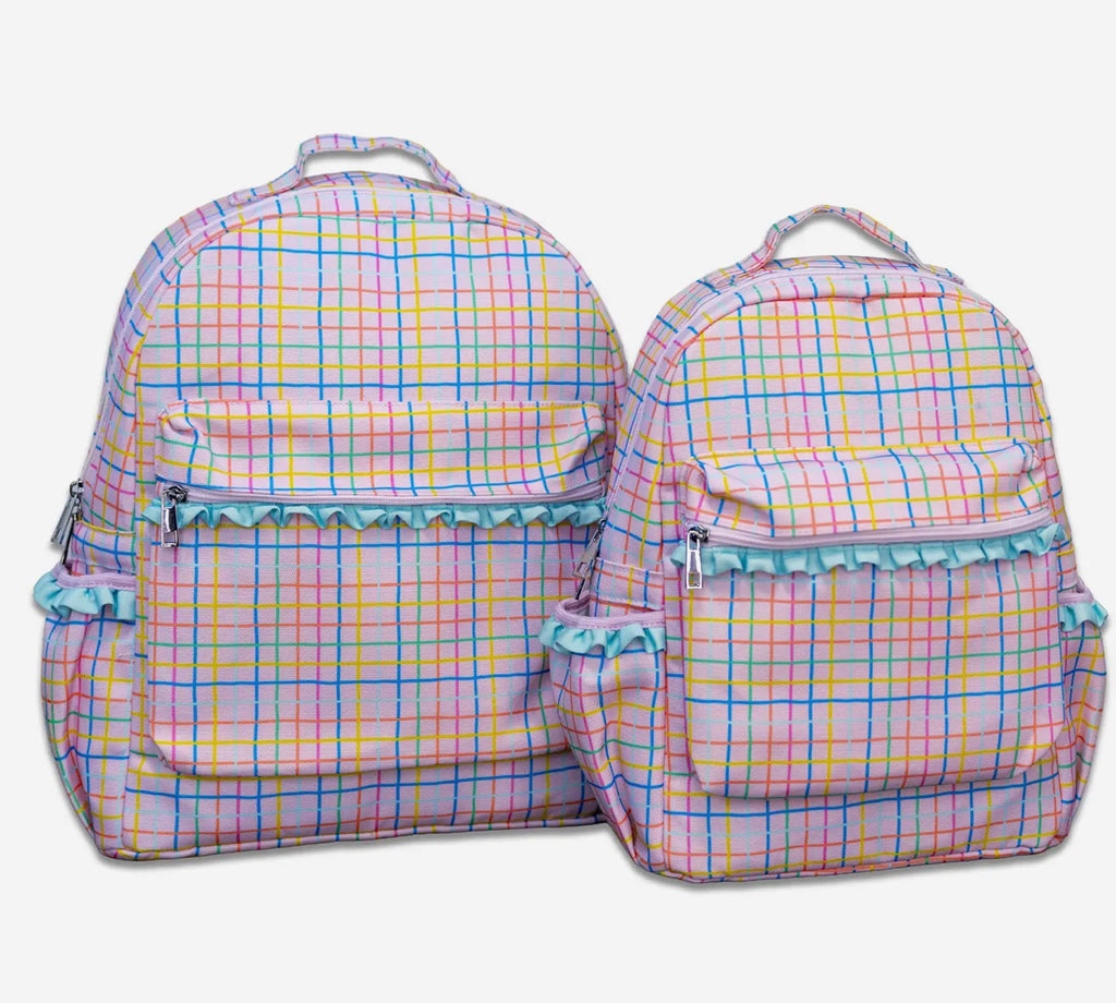Plaid backpack