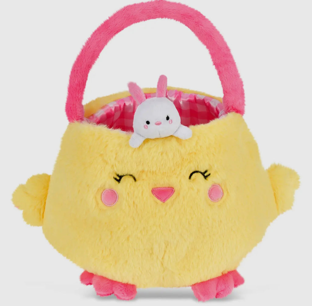 Hoppy Chic Plush Basket