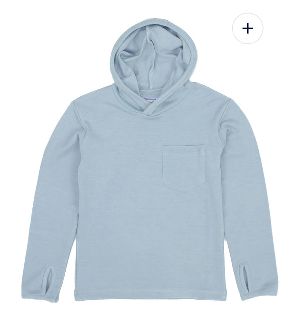 Boys Shoreline hoodie light blue