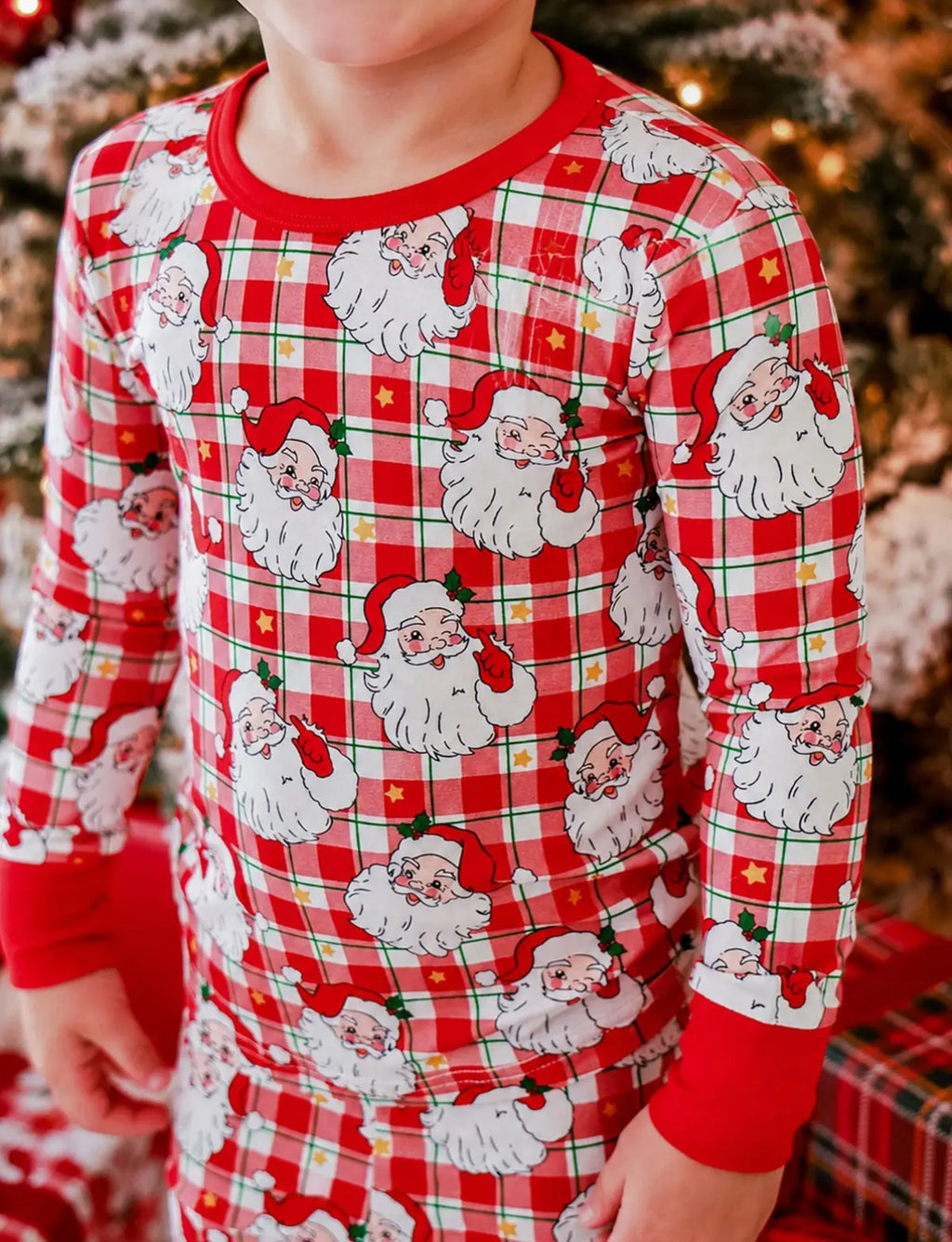 Christmas Bamboo Two Piece Pajamas-Cozy Clause