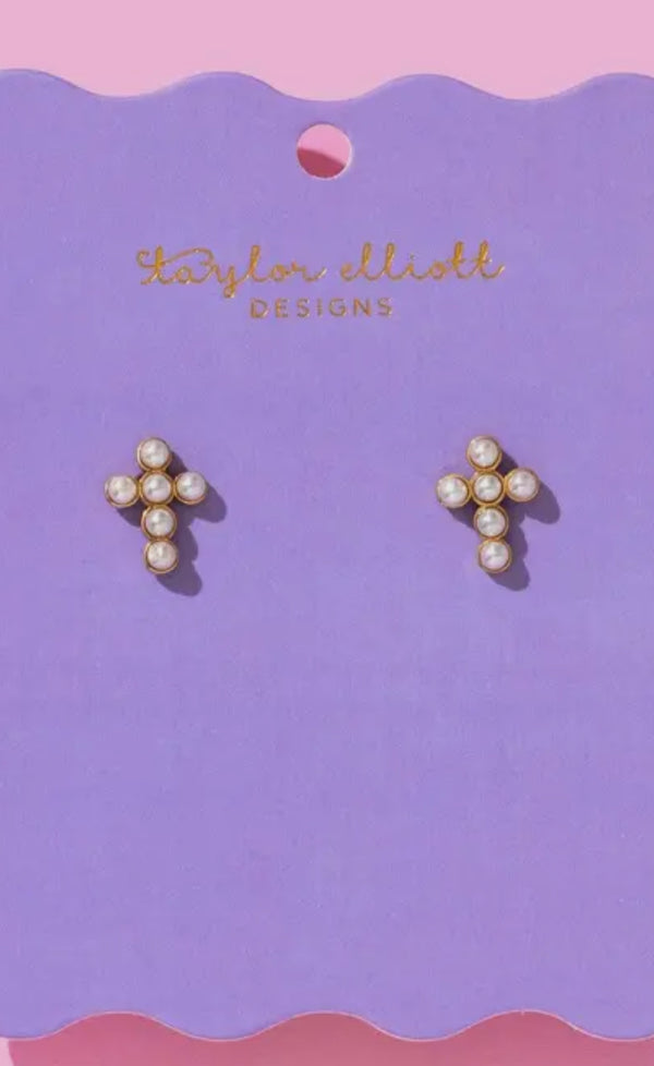 Faith Pearl Stud earrings