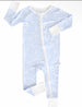Blue-Tiful Bow Zip Romper