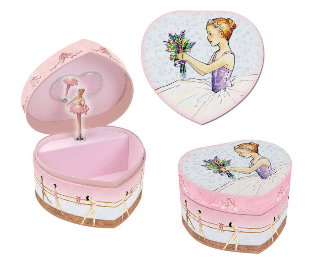 Ballerina Heart Jewelry Box