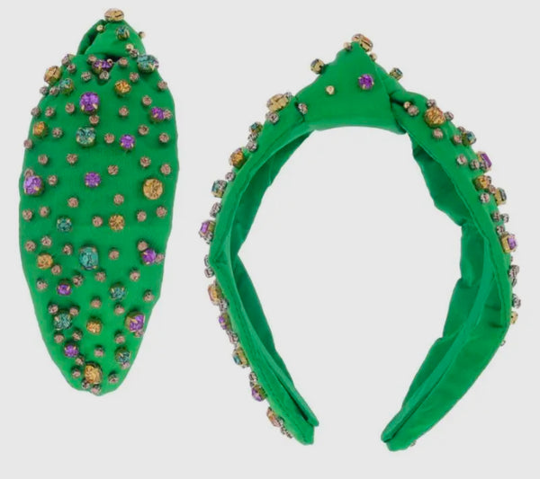 Mardi Gras Headband-Green