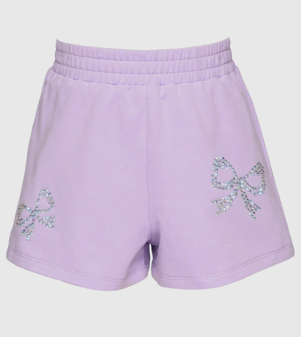 Bow Rhinestone Shorts