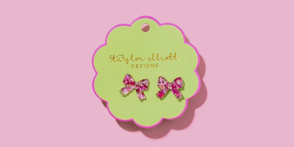 Confetti Bow Earrings