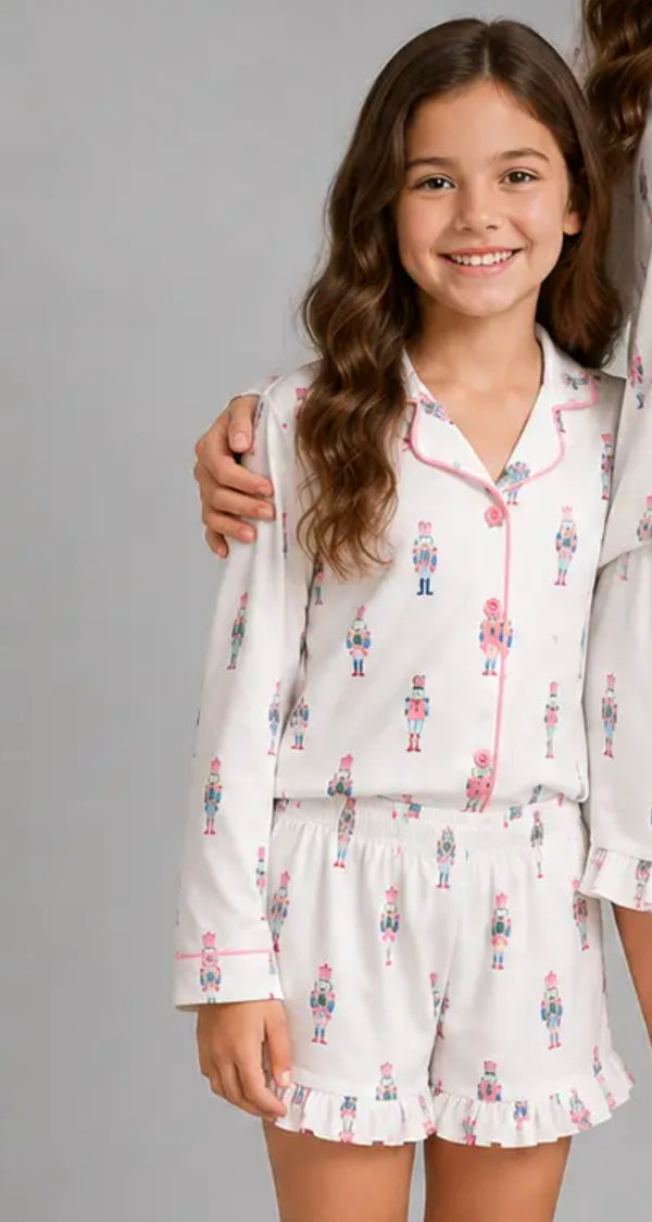 Pink Nutcracker Pajamas Set