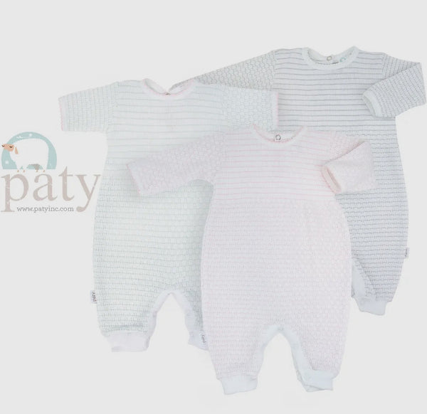 Paty Knit Romper-Pink