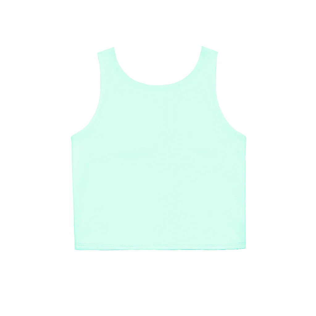 Teal razorback top