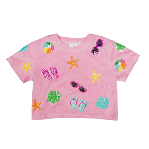 Beach terry cloth top