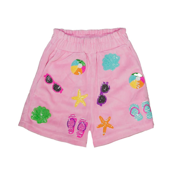 Beach terry cloth shorts