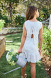Cleo Dress-Aqua Eyelet