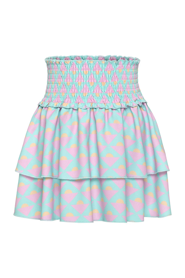 Scottie Skirt-Abstract Horizon