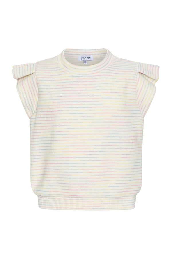 Olivia Top-Rainbow Knit