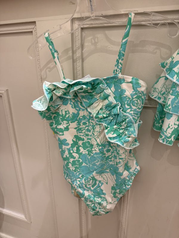 Charming Rose Ruffle Swim