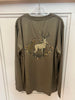 Long Sleeve Performance Tee-Whitetail Deer