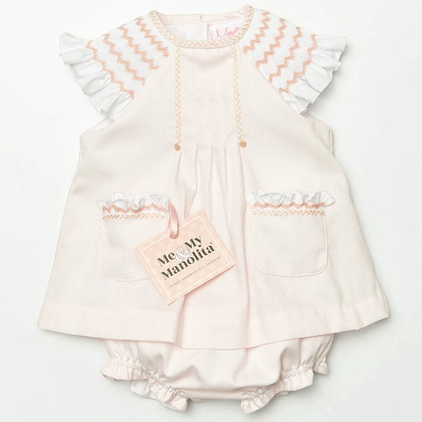 Emi Pink Bloomer set