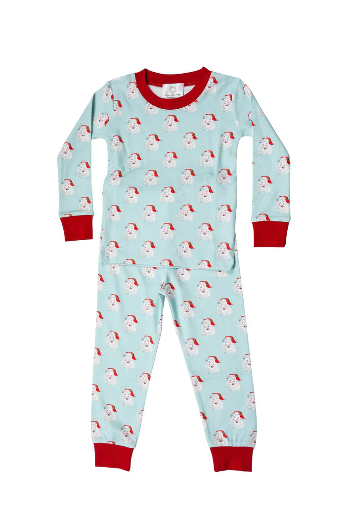 Jolly Santa PIMA Two Piece Pajamas