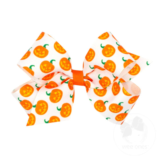 Medium Halloween Print Bow