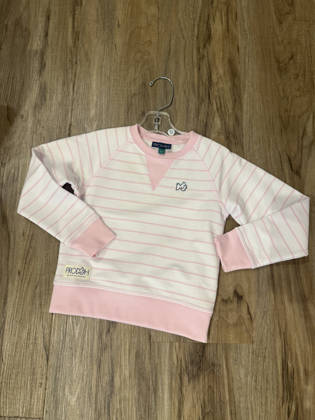 Pink Tulle stripe top