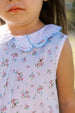 Bea Blue Floral Dotted-Swiss Dress