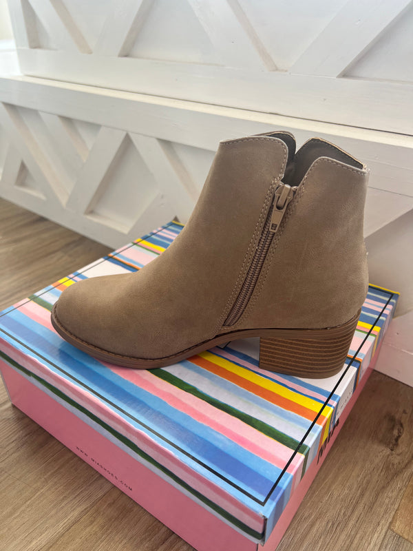 Little Patton Boots-Taupe