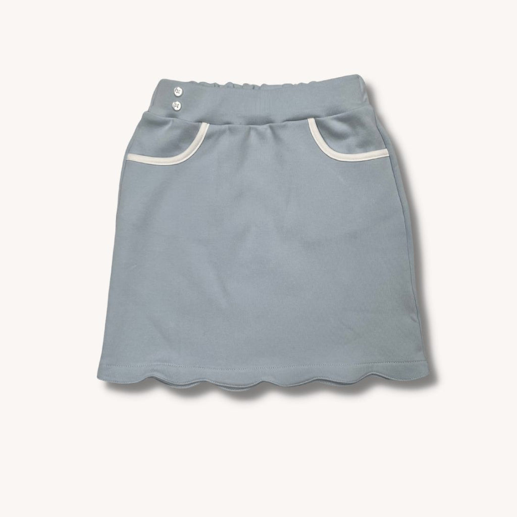 Aves Blue Maggie Scallop Skirt