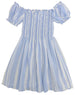 Carolina Dress-Blue Stripe