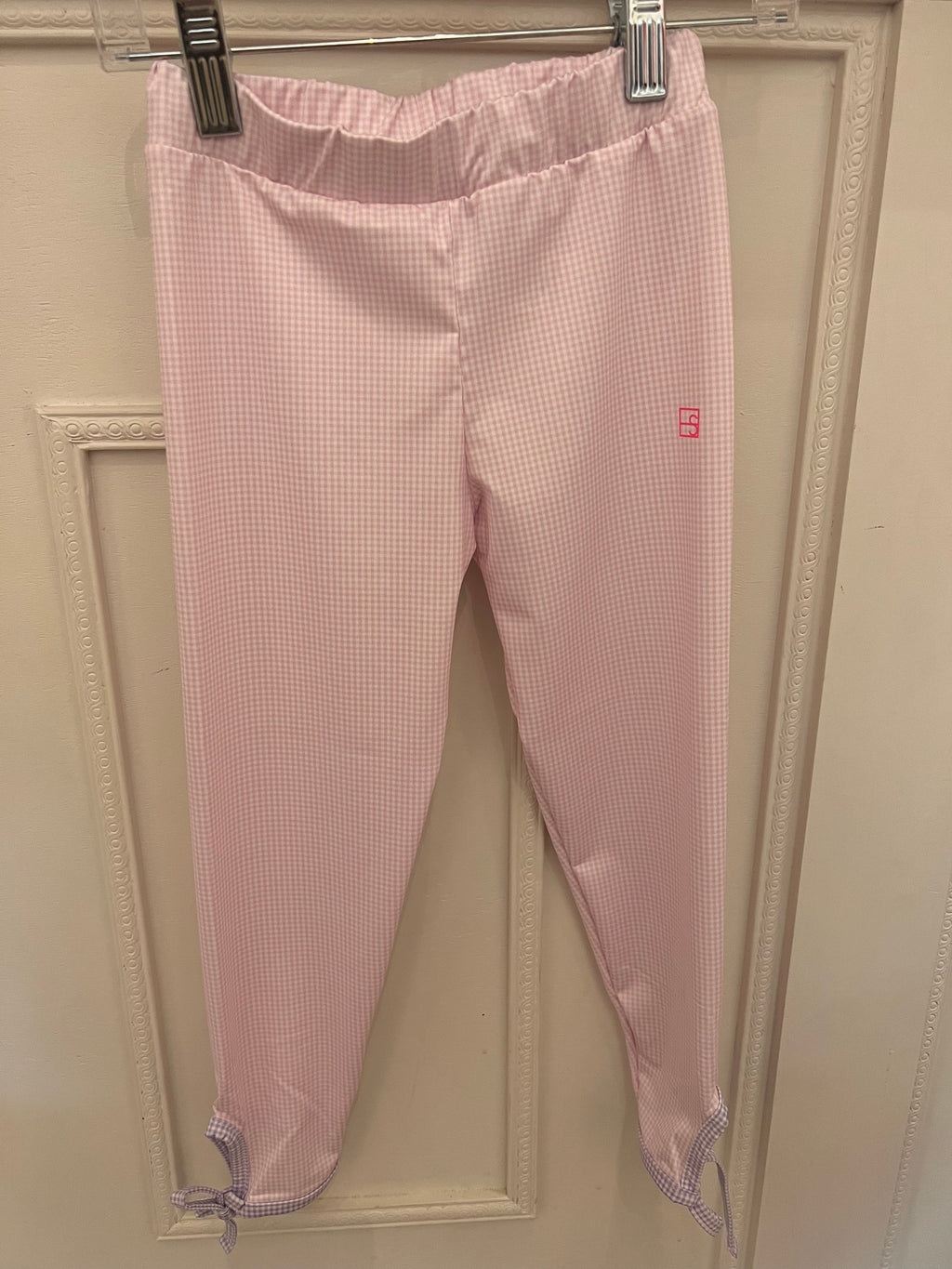 Legging-Pink/Lavender Mini Gingham