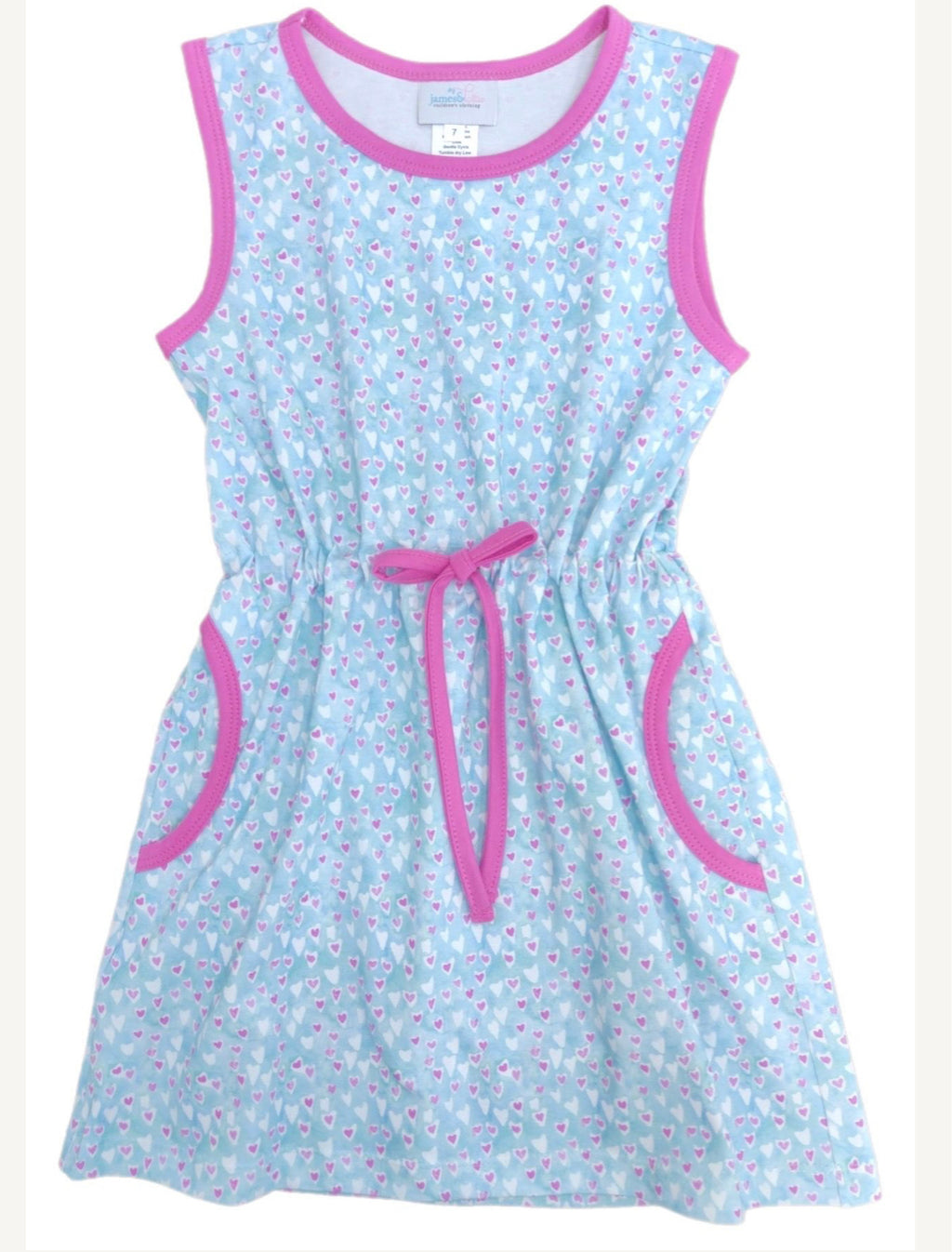 Camille Dress, Blue Hearts
