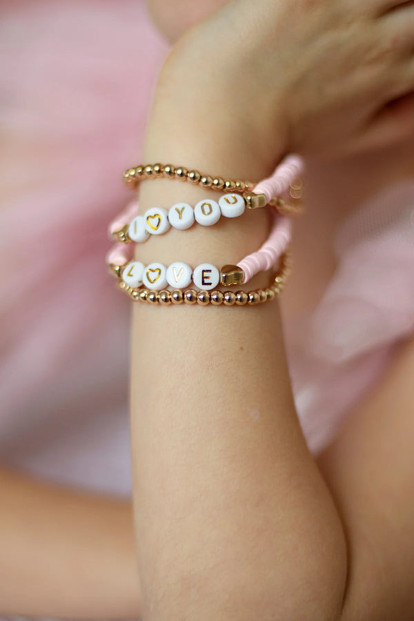 Pink Love Bracelet 4pc