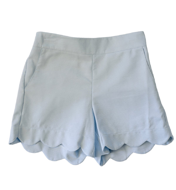 penelope shorts - blue pique