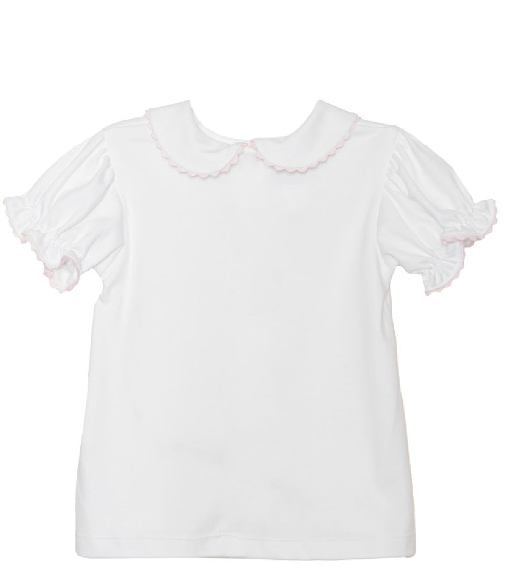 Better Together Blouse - White/Pink