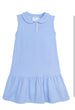 Sleeveless Polo Dress - Light Blue