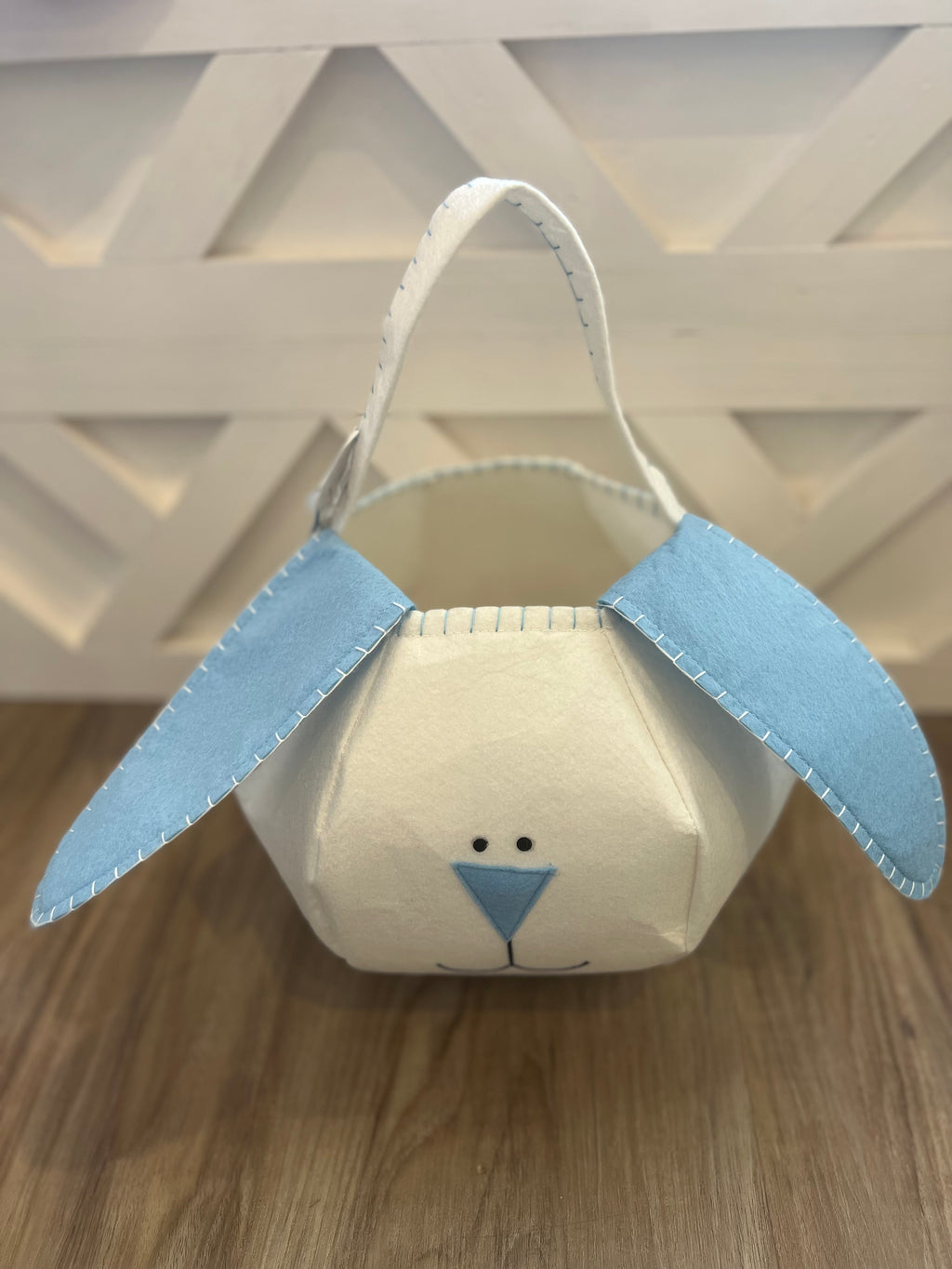 loopy eared bunny bag-blue